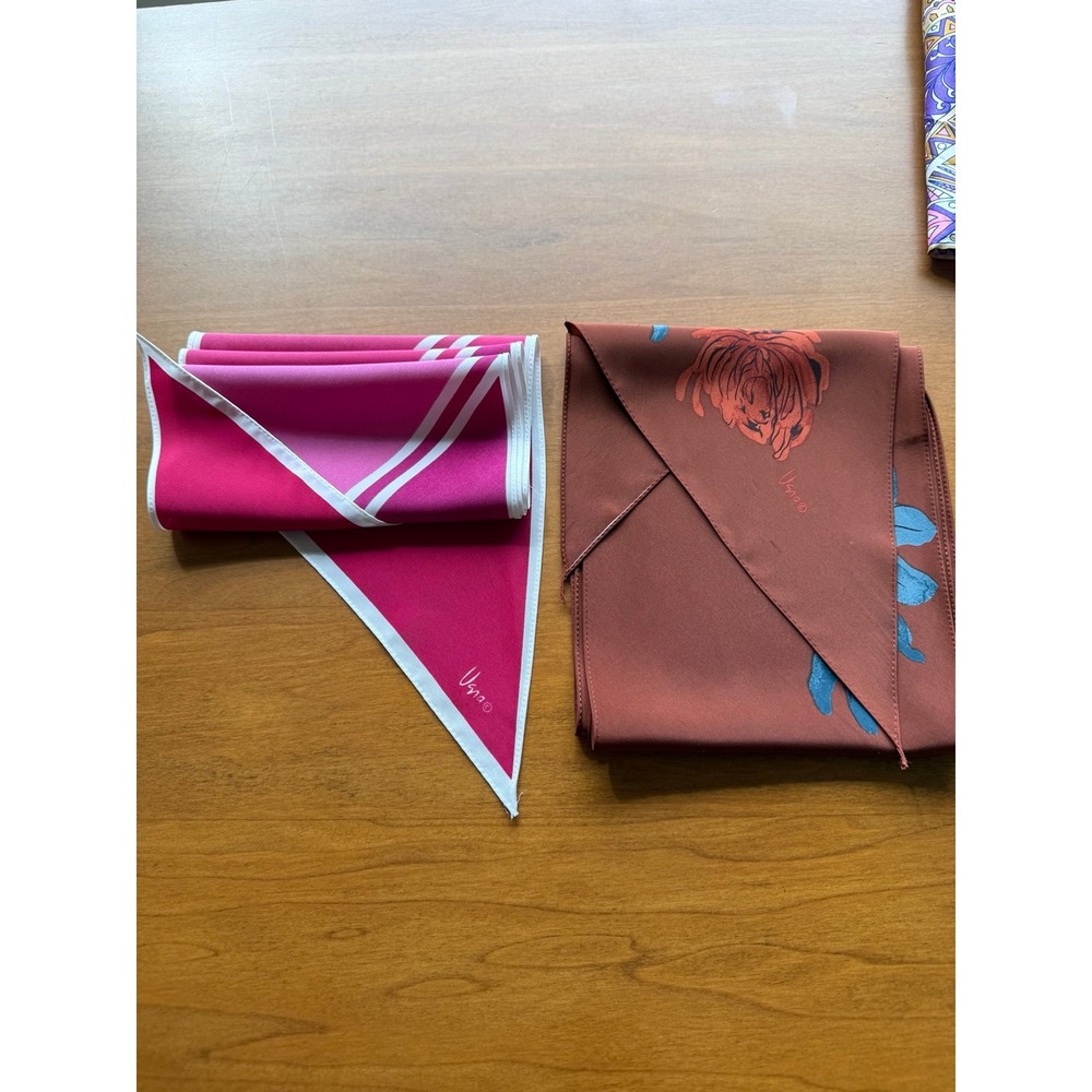 Vintage Vera skinny scarves Set of 2